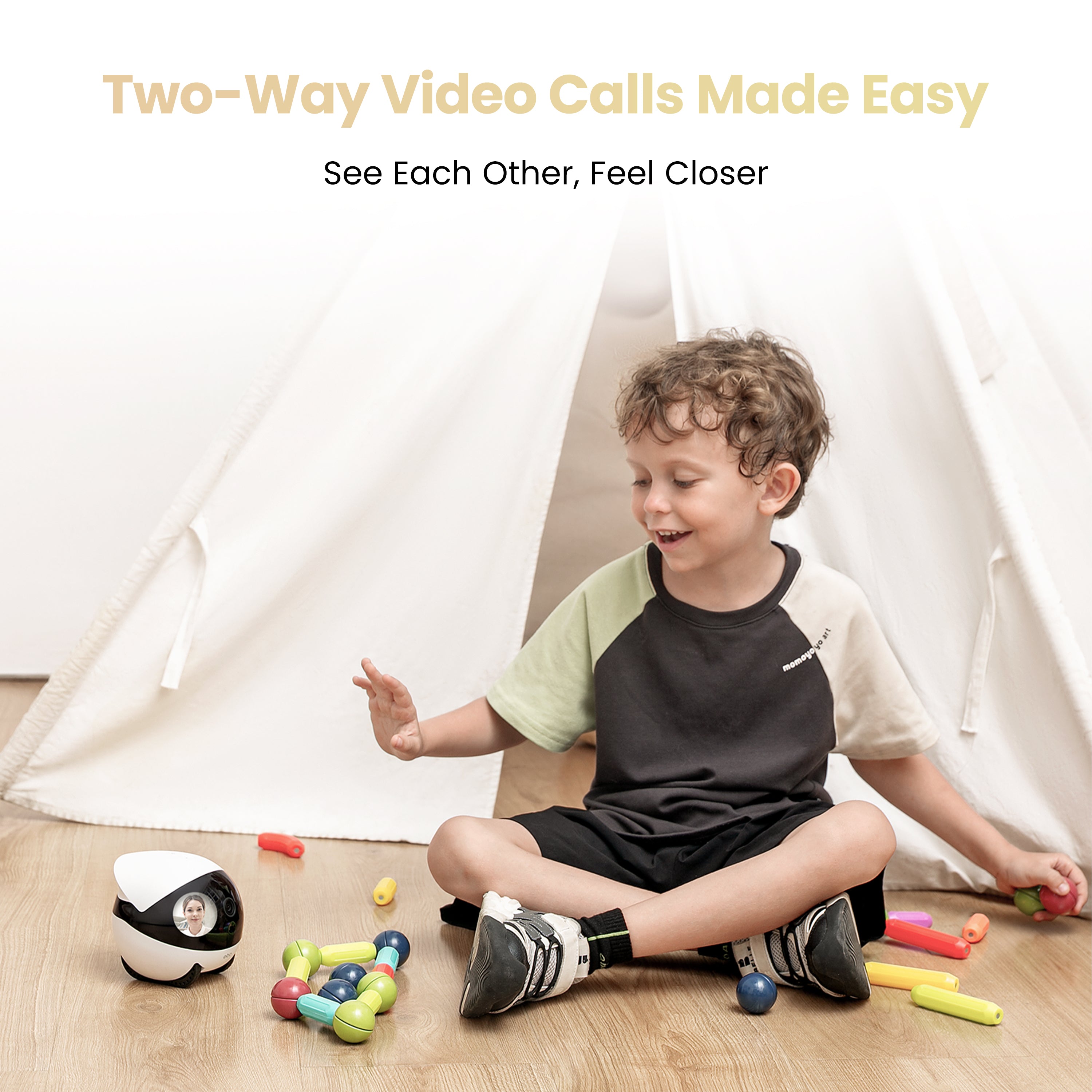 EBO Air 2S FamilyBot with two-way video communication