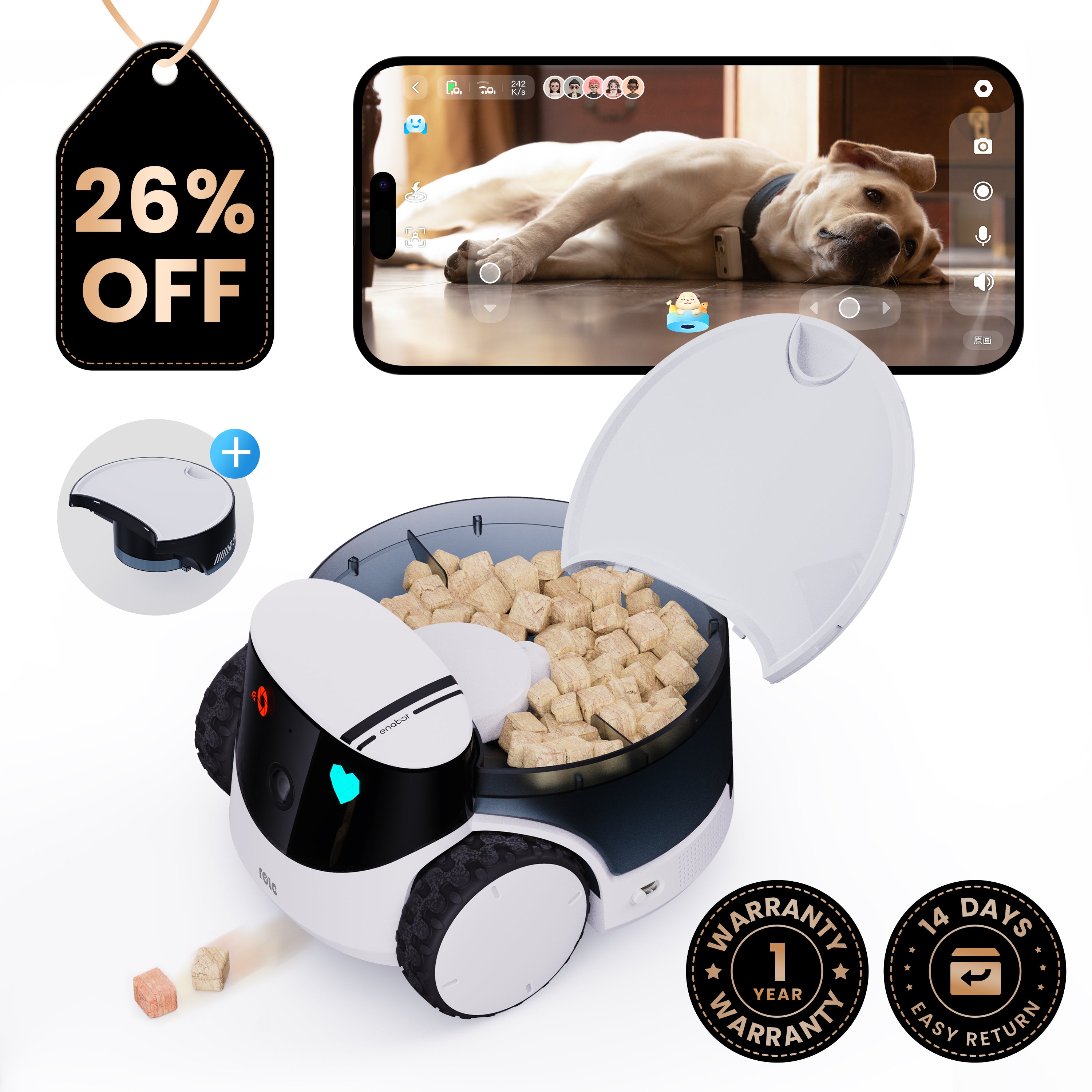 ROLA PetPal Robot Pet Companion