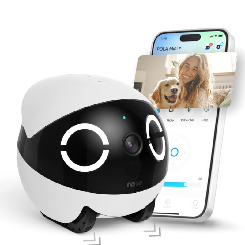 ROLA Mini Companion Robot and Pet Camera