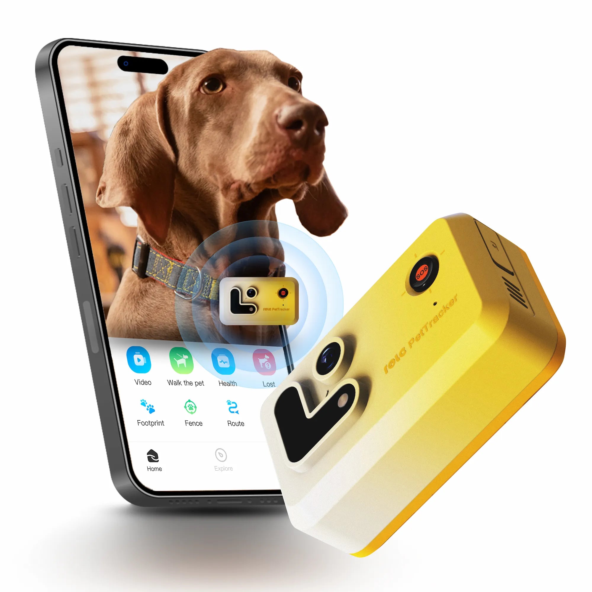 ROLA PetTracker-GPS Tracker with Camera