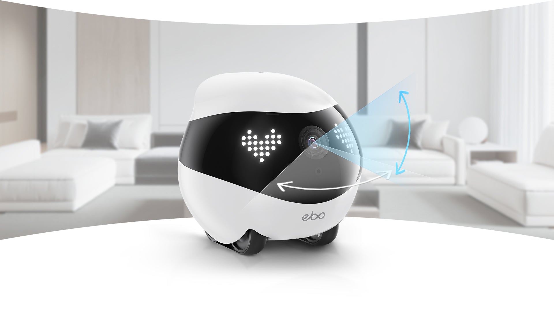 EBO Air 2  companion robot: Wider View, Broader Vision