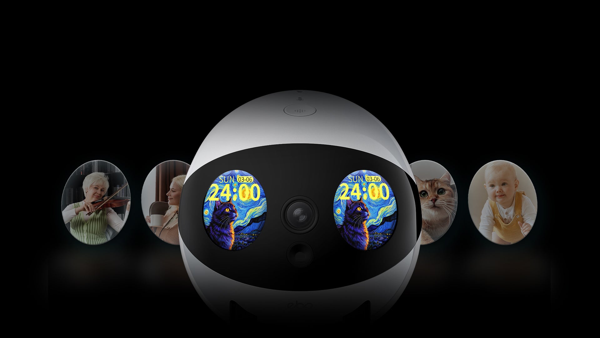 EBO Air 2 Plus companion robot's eye styles